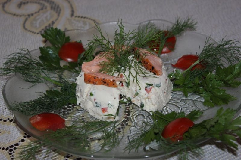 Mascarpone z łososiem  Mascarpone z łososiem