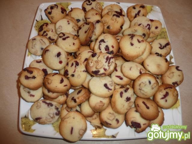 maślane ciasteczka z żurawiną maślane ciasteczka z żurawiną