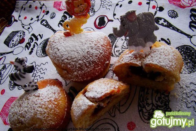 Maślane muffiny z marmoladką  Maślane muffiny z marmoladką