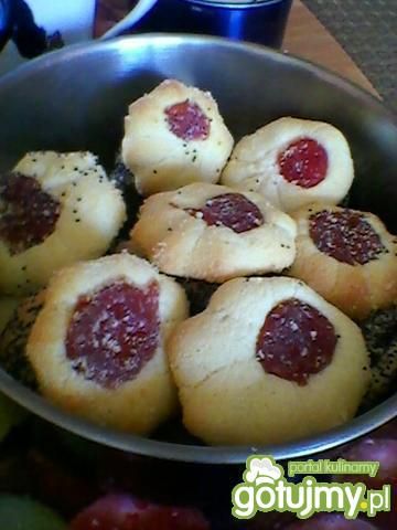 Maślane z dżemem