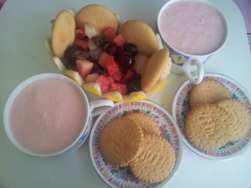 Maślanka z melonem i arbuzem