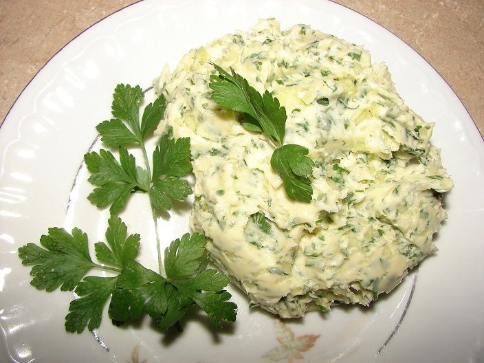 Masło czosnkowe z pietruszką