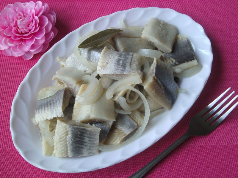 Matiasy w zalewie słodko- kwaśnej Matiasy w zalewie słodko- kwaśnej