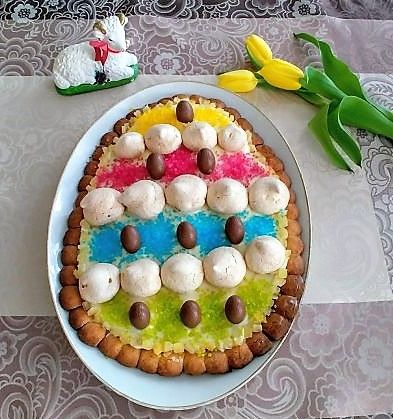 Mazurek "Cytrynowa pisanka" Mazurek "Cytrynowa pisanka"