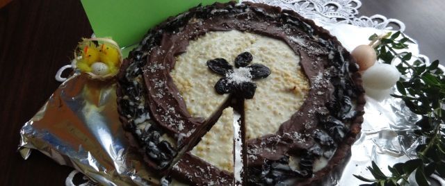 Mazurek czekoladowo-bakaliowy