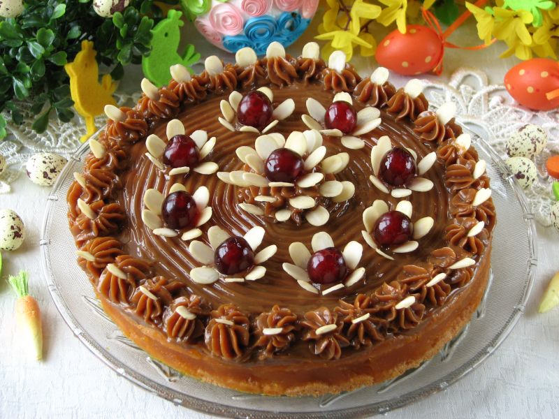 Mazurek dyniowo-kajmakowy Mazurek dyniowo-kajmakowy