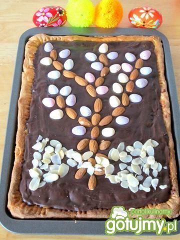 Mazurek kajmakowo-czekoladowy