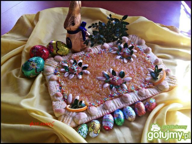 Mazurek pomarańczowo cytrynowy