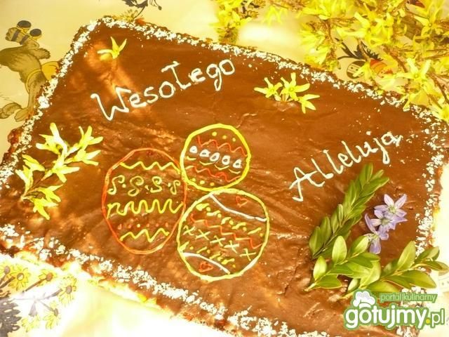 Mazurek serowo-czekoladowy