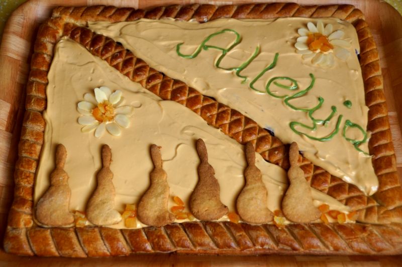 Mazurek serowo-kajmakowy Mazurek serowo-kajmakowy