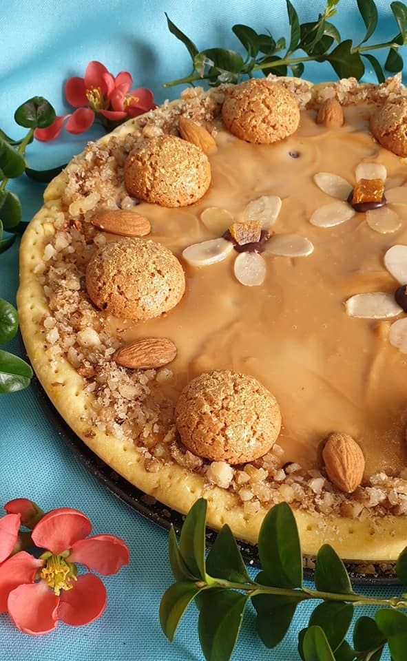 Mazurek z jagodami i kajmakiem Mazurek z jagodami i kajmakiem