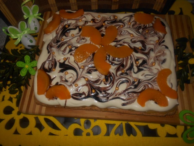 Mazurek z lemon curd