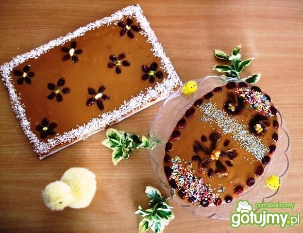 Mazurki bananowo-kajmakowe z bakaliami Mazurki bananowo-kajmakowe z bakaliami