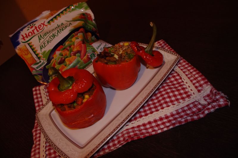 Meksykańska papryka faszerowana