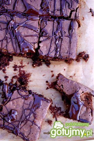 Meksykańskie brownie z rabarbarem