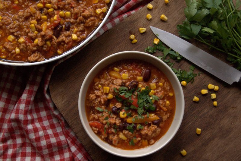 Meksykańskie chilli con carne- potrawka mięsna