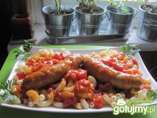 meksykańskie kiełbaski w pomidorach