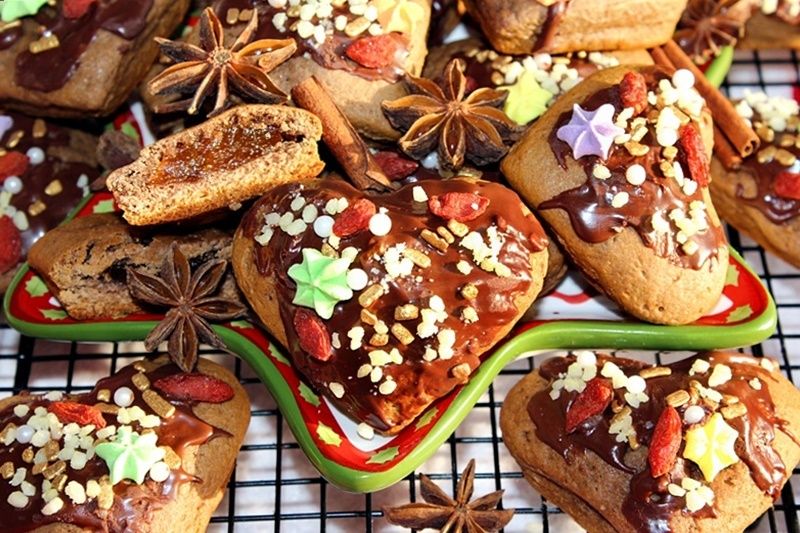 Miękkie pierniczki nadziewane