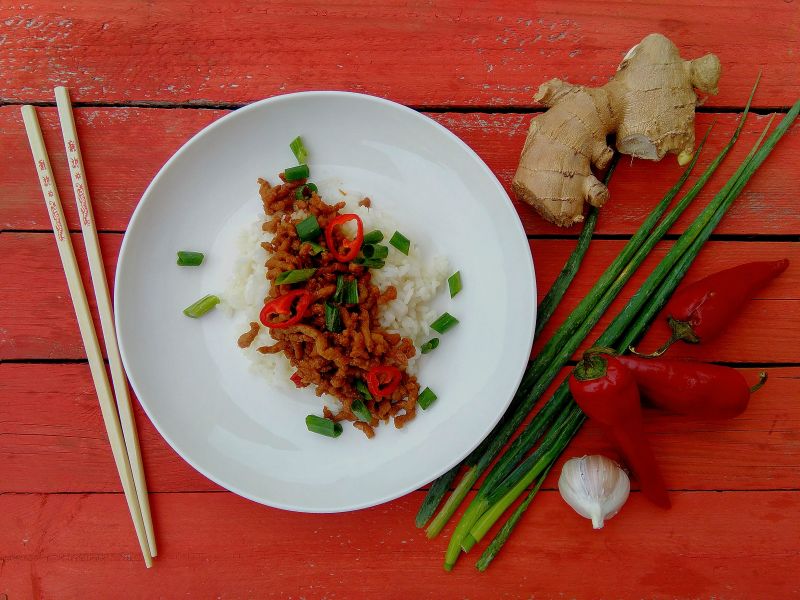 Mielona wieprzowina w stylu koreańskim