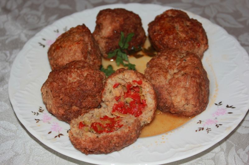 Mielone faszerowane papryką  Mielone faszerowane papryką