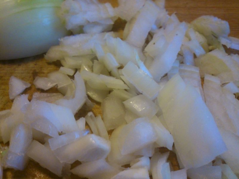 Mielone kotleciki z ryżem i cebulką cukrową