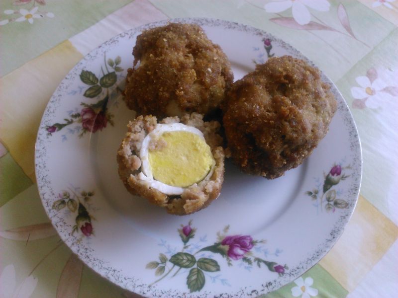 Mielone kule z niespodzianką