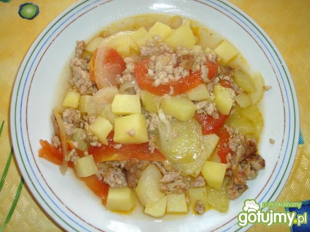 Mielone mięso z warzywami Mielone mięso z warzywami