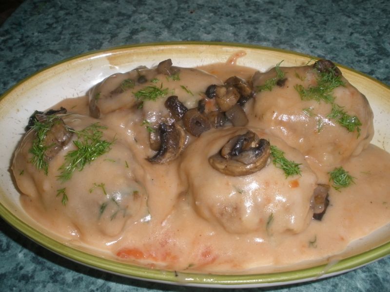 Mielone w sosie pieczarkowym  Mielone w sosie pieczarkowym