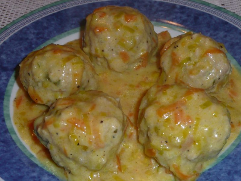 Mielone w sosie porowym