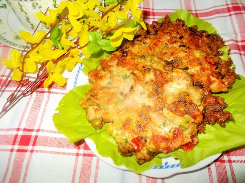 Mielone z groszkiem Mielone z groszkiem