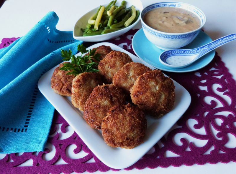 Mielone z kapustą i kaszą jaglaną  Mielone z kapustą i kaszą jaglaną