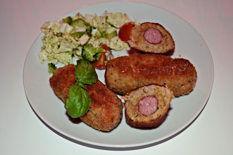 Mielone z kiełbaską