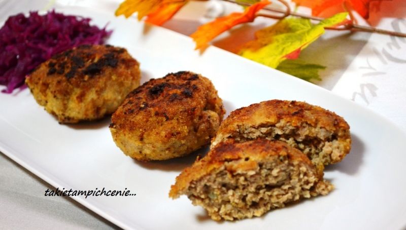 Mielone z kolendrą i musztardą chrzanową 