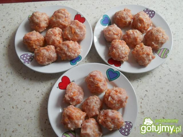 Mielone z marchewką i ryżem Mielone z marchewką i ryżem