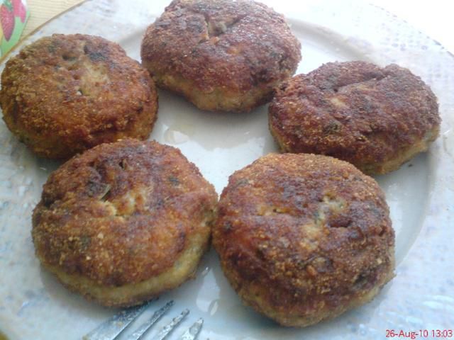 Mielone z pieczarkami