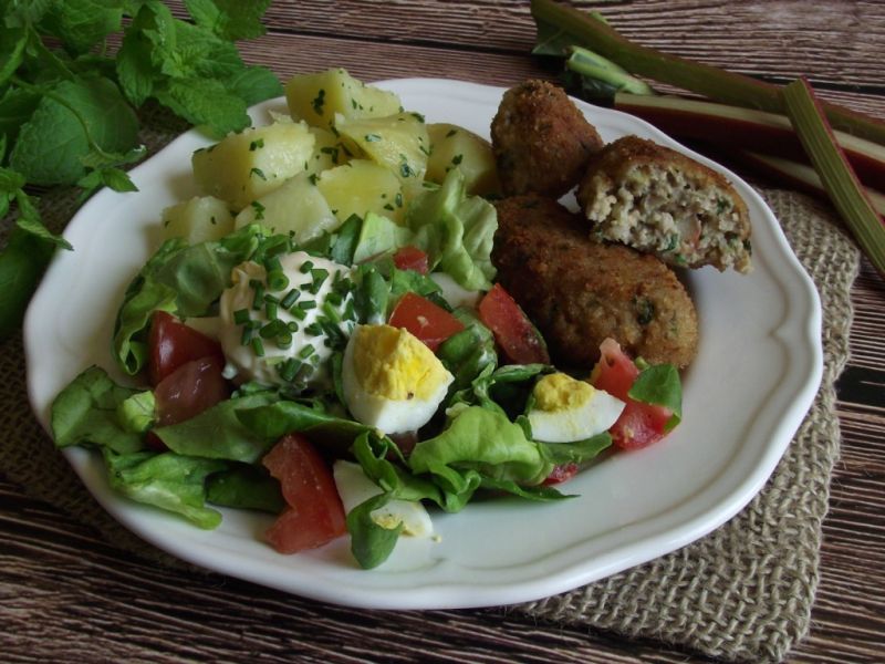 Mielone z rabarbarem