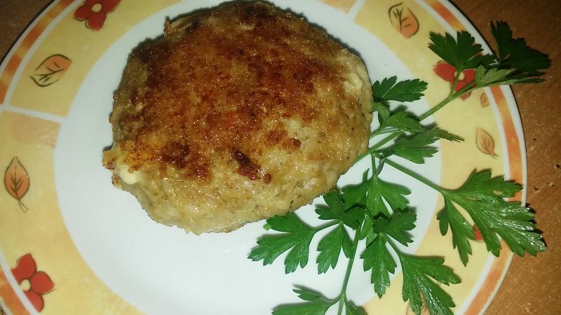 Mielone z serem i szynką