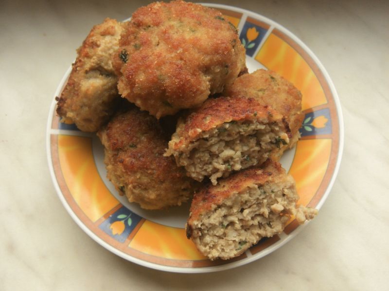 Mielone z zieloną natką pietruszki 