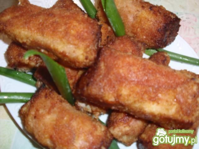 Mielone zawijane w szynce .