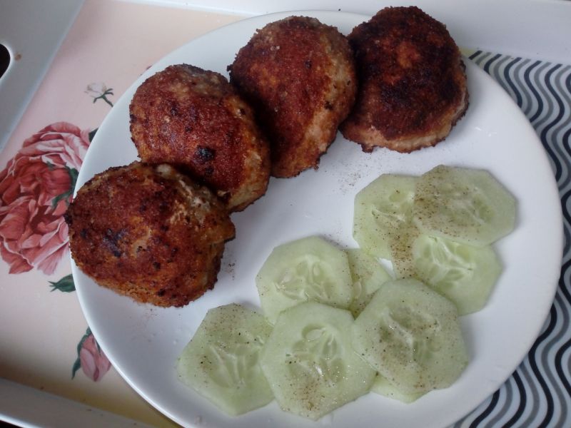 Mielone ze schabu, z kefirem i octem balsamicznym