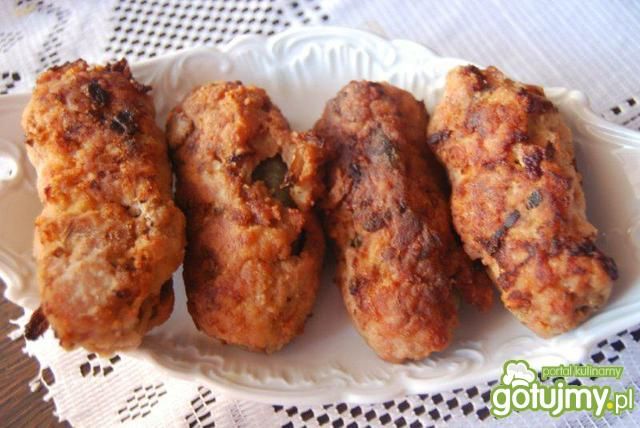 Mielone zraziki z kiszonym ogórkiem Mielone zraziki z kiszonym ogórkiem