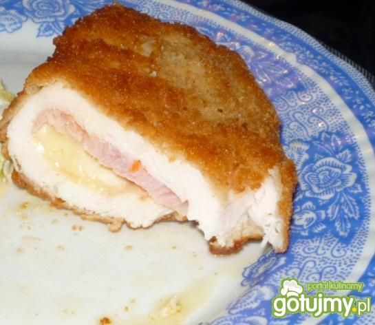 Mięsko z serem i szynką wg Gosi Mięsko z serem i szynką wg Gosi