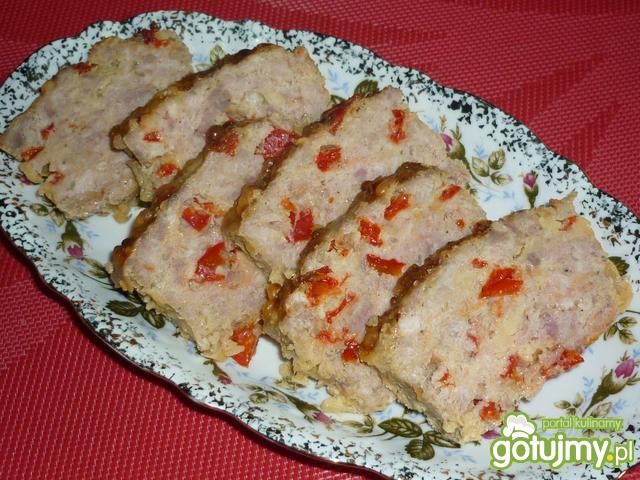 Mięsko zapiekane z serem i papryką Mięsko zapiekane z serem i papryką