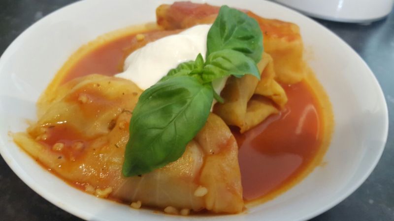 Mięsne gołąbki z kaszą jęczmienną