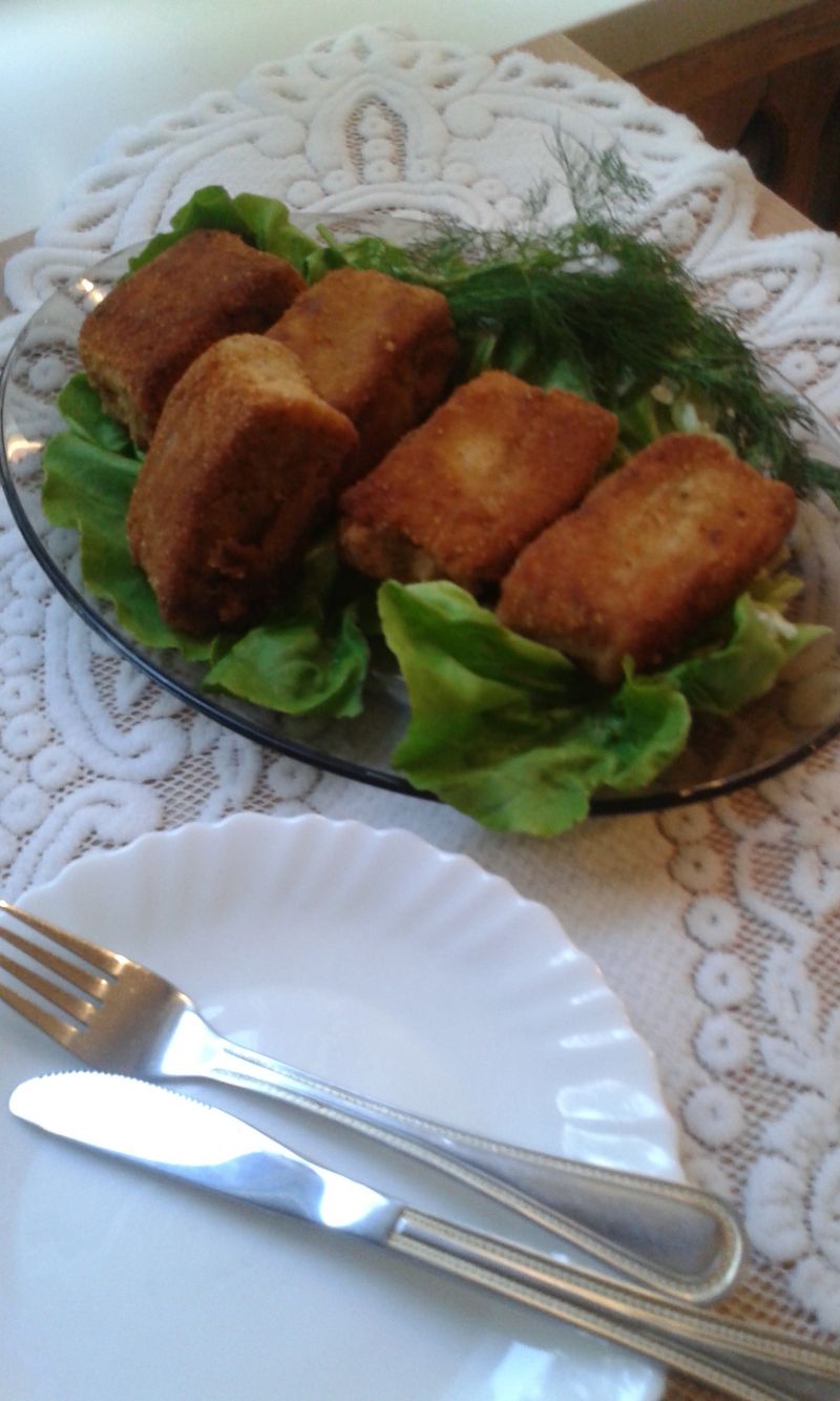 Mięsno - grzybowe krokiety