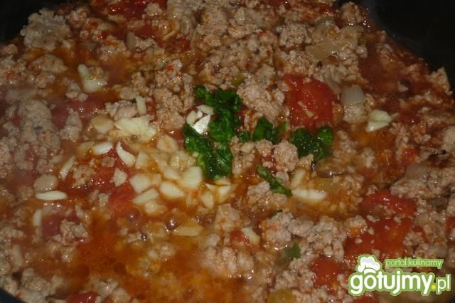 Mięsno-pomidorowy sos do makaronu