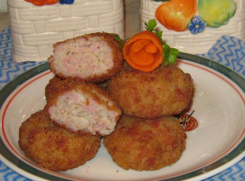 Mięsno ryżowe zraziki