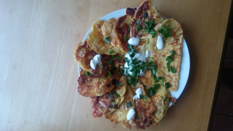 Mięsno serowe racuchy Mięsno serowe racuchy