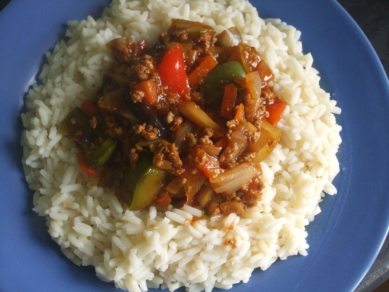 Mięso mielone po chińsku Mięso mielone po chińsku