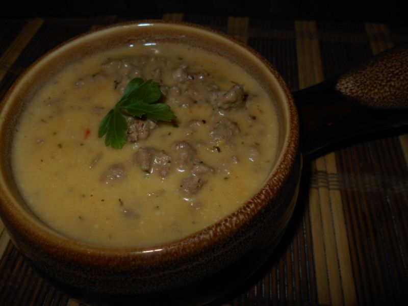 Mięso mielone w sosie śmietanowym